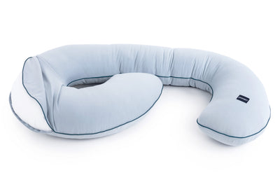 POOFI Organic Cotton Maternity Pillow – Dusty Blue