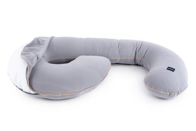 POOFI Organic Cotton Maternity Pillow – Grey