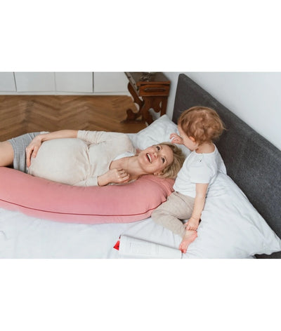 POOFI Organic Cotton Maternity Pillow – Dusty Blue