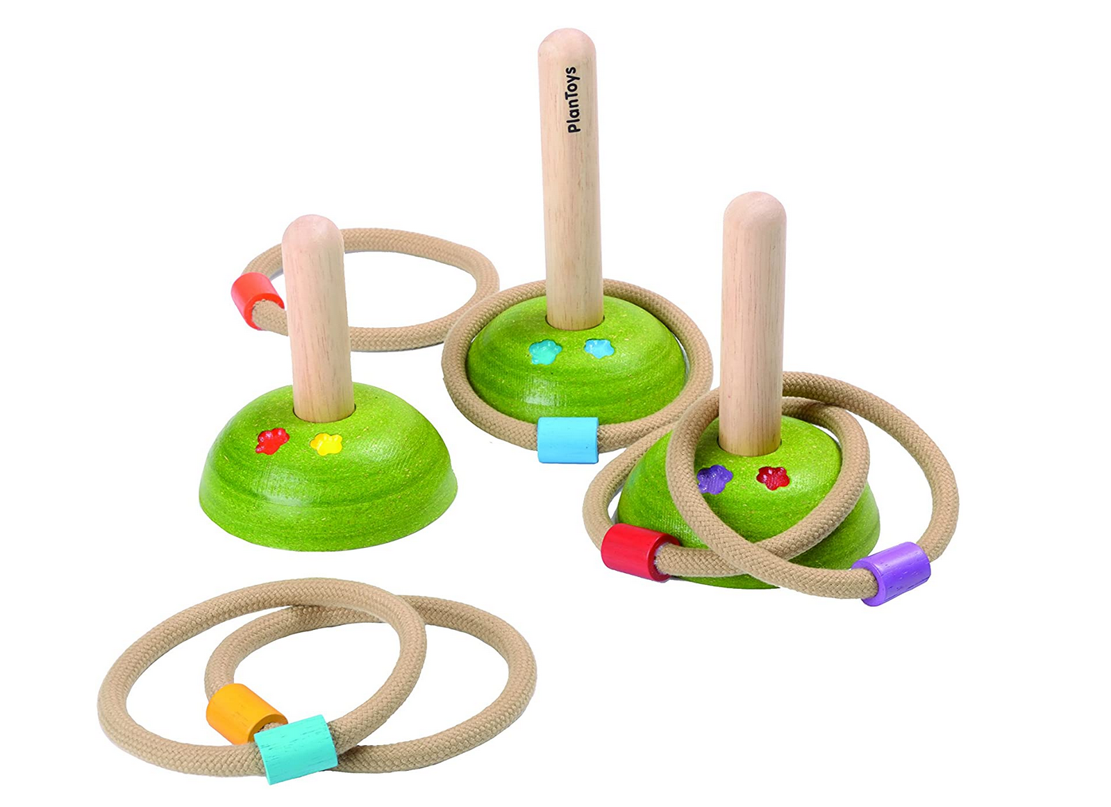 Wooden Meadow Ring Toss Action Game
