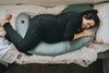 Organic Pregnancy Pillow color: green