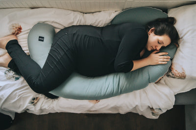 Organic Maternity Pillow color: latte