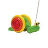 Pull-along snail