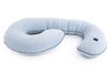 Organic Maternity Pillow color: dusty blue