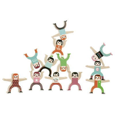 Wooden acrobats by Ingela P. Arrhenius