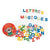 Cardboard magnetic letters