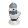 Wooden stacking bird, classic grey