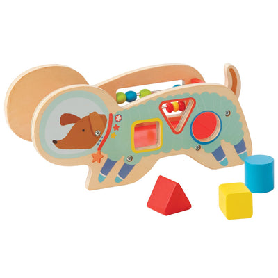 Wood Shape Sorter Space Dog