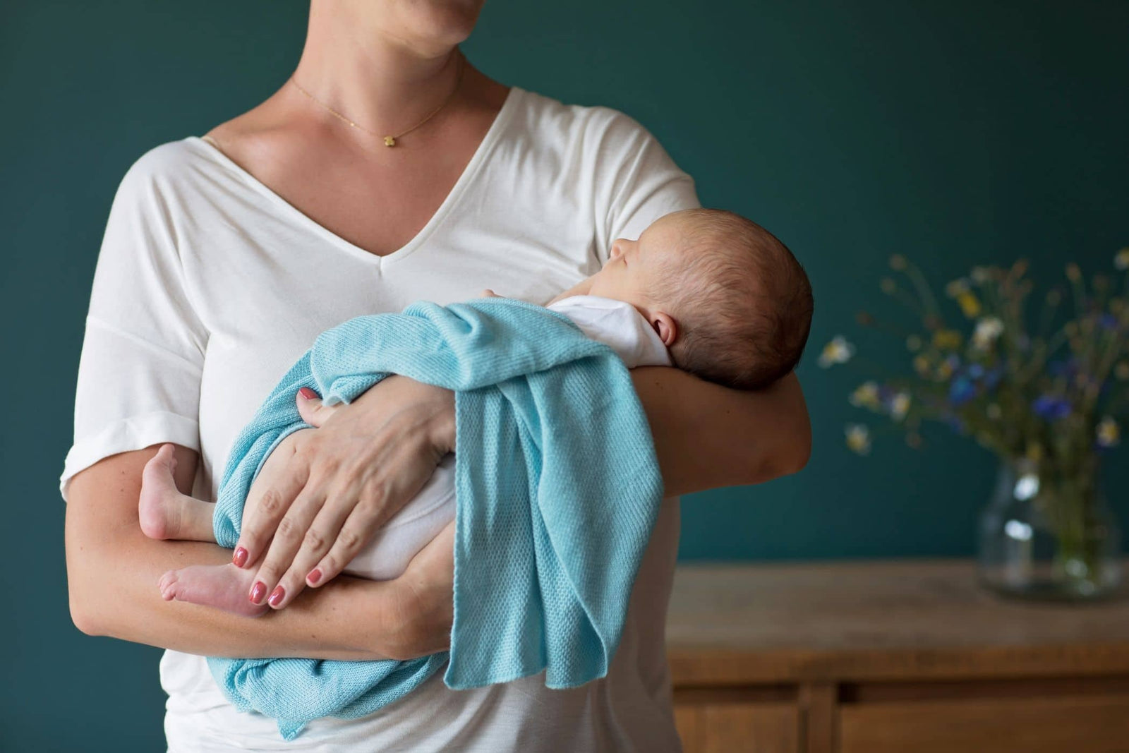 Light Knitted Bamboo Blanket