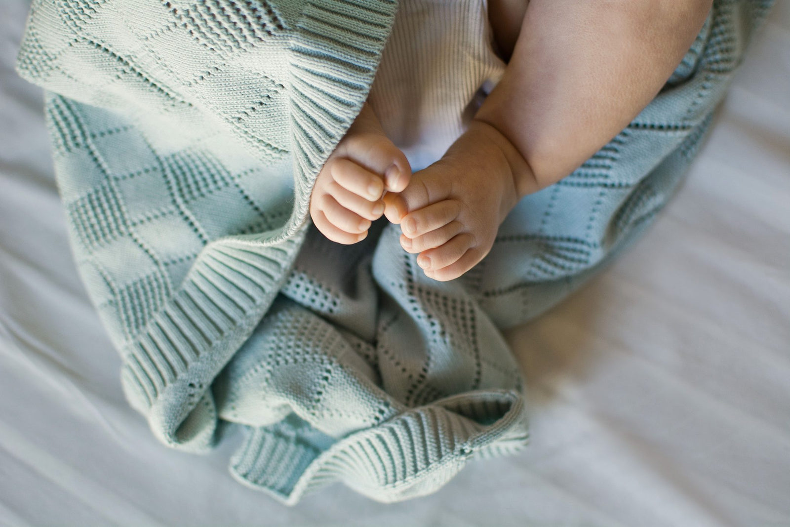 Openwork Knit Blanket