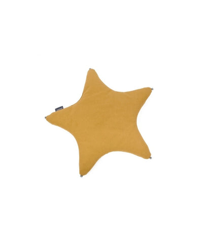 Organic Star Cushion color: mustard