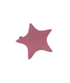 Organic Star Cushion color: maroon