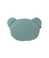 Organic Teddybear Cushion color: green and cream