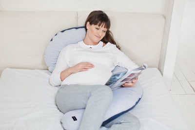 Organic Maternity Pillow color: latte