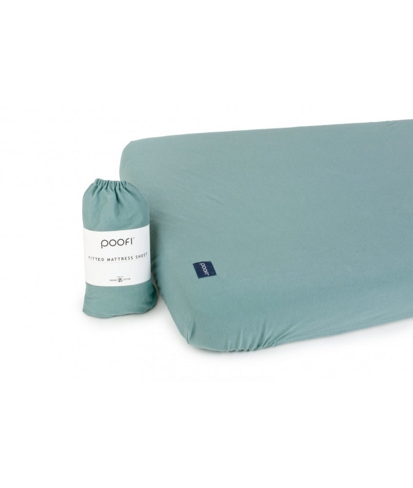 Organic Mattress Cover Sheet 70x140 color: petrol